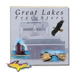 Great Lakes Freighters Drink Coasters & Trivets Joseph Block Tiles Perfect gifts for boat nerds and freighter fans