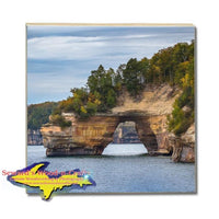 Michigan Drink Coasters Pictured Rocks Lovers Leap Made In Michigan Gifts & Collectibles
