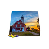 Michigan coasters useable artwork for home interior