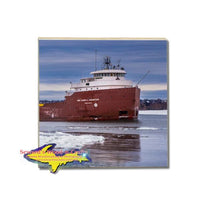 Lake Freighter James Oberstar Coaster Soo Locks Gifts And Collectibles