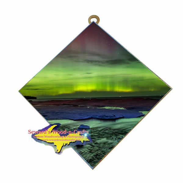 Northern Lights Pendells Creek Sault Ste. Marie Wall Art Home And Cabin Decor