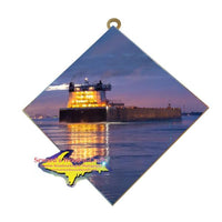 Great Lakes Freighter Walter McCarthy Jr Best Photo Tiles For Boat Fans