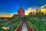Michigan Landscape Photography Sunset on Marquette Lighthouse