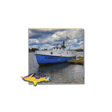 Drink coasters and trivets of Michigan Upper Peninsula sceneries