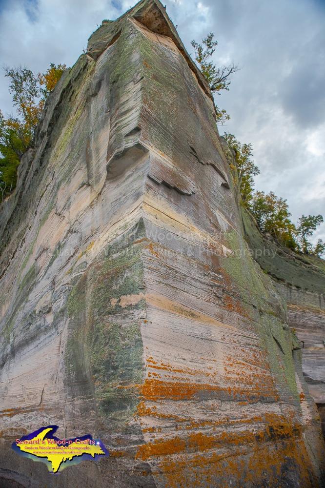 Indian Head Pictured Rocks5657 Michigan Photography Seward's Woodn