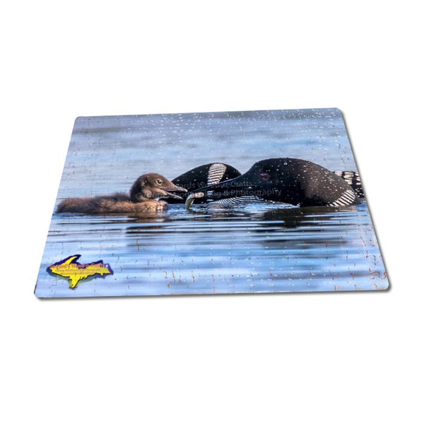 Michigan Wildlife Puzzle 252 Piece Loons Jigsaw Puzzle Family Fun & Games