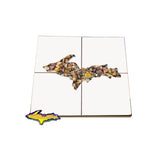 Michigan's Upper Peninsula Theme Coaster Puzzle