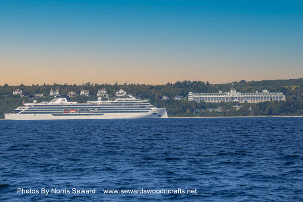 Cruise Ship Viking Polaris at the Grand Hotel Mackinac Island, Michigan photography