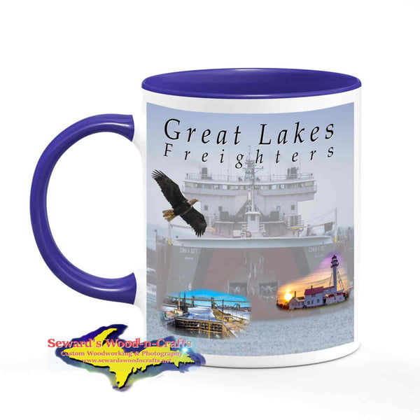 Coffee Cup Great Lakes Freighters Edwin H Gott -2156
