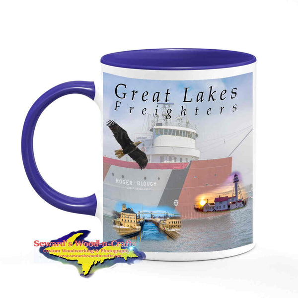 Great Lakes Freighters Mugs Roger Blough Coffee Cup