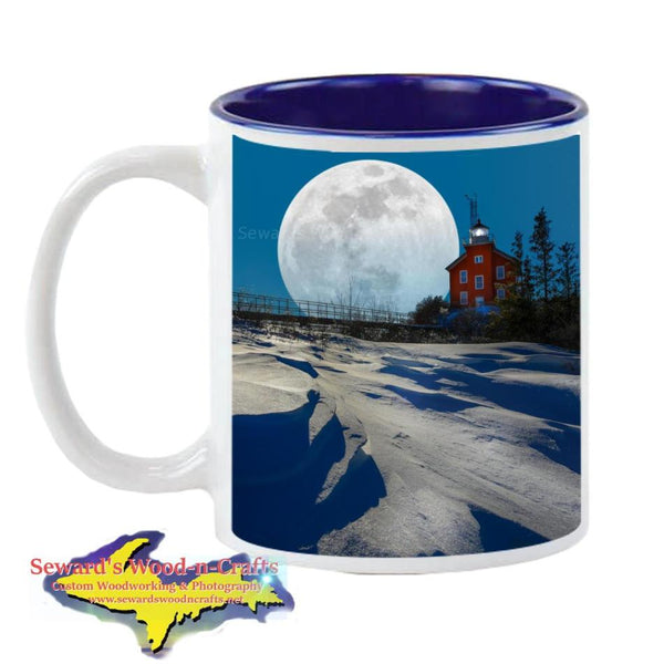 Michigan Made Coffee Cup Super Snow Moon Marquette Michigan Yooper Gifts