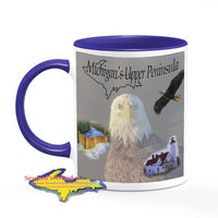 Michigan Made Wildlife Mugs Michigan's Upper Peninsula Eagle Coffee Cup