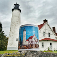 Point Iroquois Lighthouse Coffee Cup/Mug Michigan Made Gifts