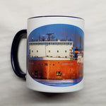 Stewart J. Cort 1sr Freighter Soo Locks Coffee Cup