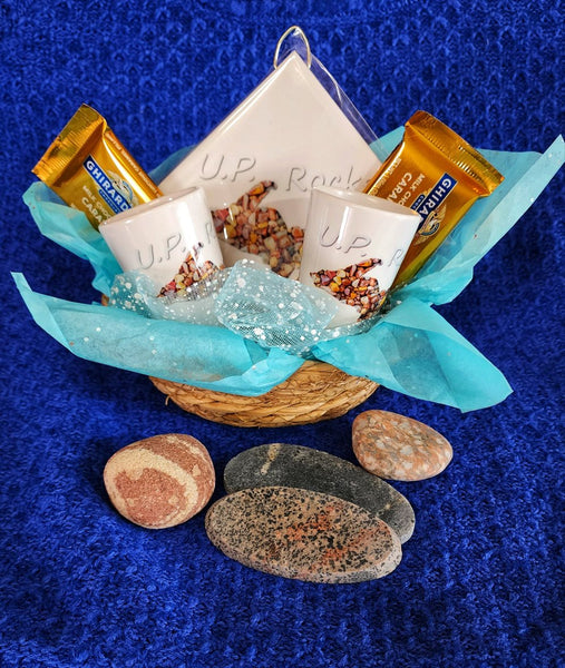 Spring Yooper Rockhound Gift Basket