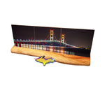 3pc Panoramic Coaster Set ~ Bridge Mackinac -3813  Michigan Products & Gifts