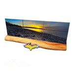 Michigan Panoramic Coaster Set ~ Sunset Mclain State Park -6715