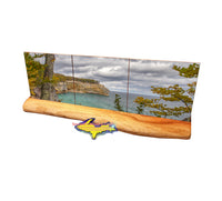 3pc Panoramic Set ~ Picture Rocks Indian Head -5890  Michigan Made Products
