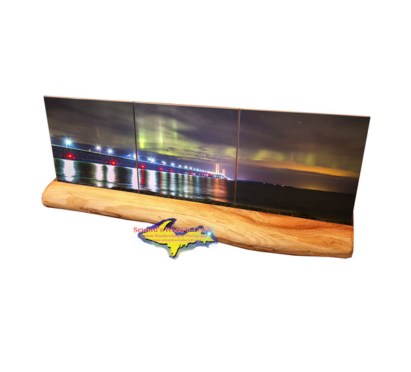 Mackinac Bridge Northern Lights -3833 Michigan Products & Gifts