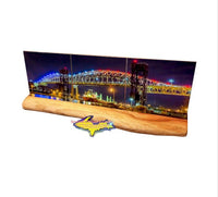 Soo Locks Panoramic Coaster Set Sault Michigan Gifts & Collectibles