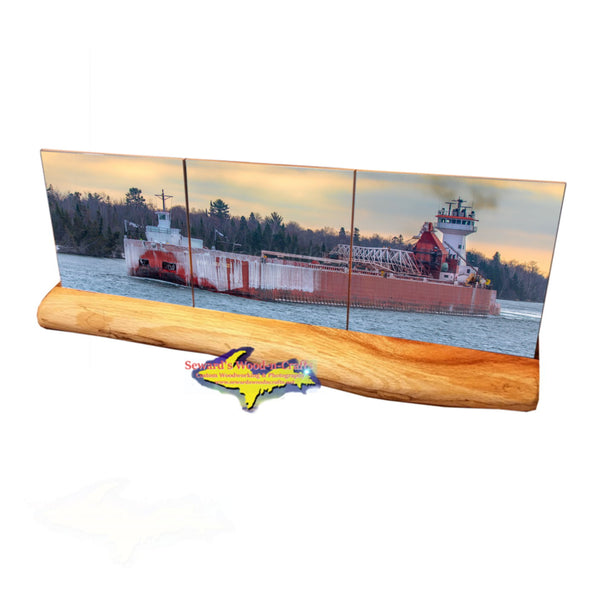 Great Lakes Freighter Gifts & Collectibles Joyce L Van Enkevort Coaster Sets For Boat Fans.