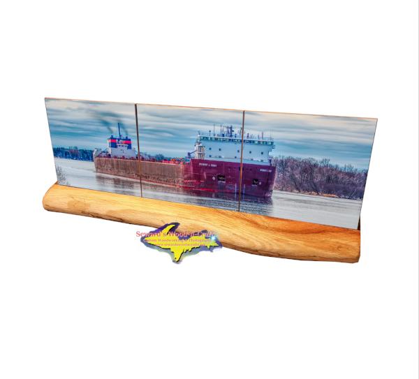 Stewart J Cort Coaster Set Great Lakes Freighter Gifts Tiles For Boat Fans