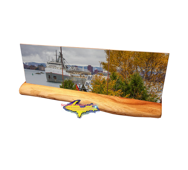 3pc Panoramic Set ~ Ship Cuyahoga-2579  Great Lake Freighters  Art & Gifts