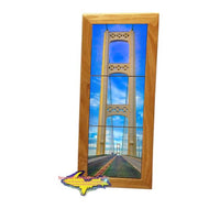 Mackinac Bridge Rising Towers Michigan Made Framed Art Tiles