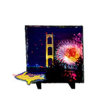 awesome fireworks over the mackinac bridge