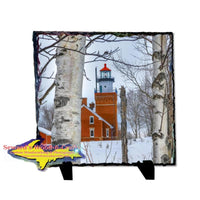 Photo Slate Big Bay Point Lighthouse Yooper Gifts