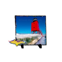 Great gifts with great photos Charlevoix lighthouse on stone tile