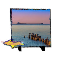 Ship Paul Tregurtha Whitefish Point Photo Slate Michigan Made Great Lakes Freighter Gifts