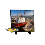 Fishing boat in Whitefish Bay on Photo Tile Gifts & Collectables