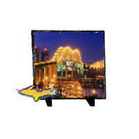 Photo slate of the international bridge for that perfect gift from Sault Michigan