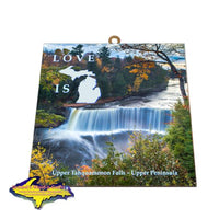 Michigan's Upper Peninsula Upper Tahquamenon Falls Photo Tiles Yooper Gifts