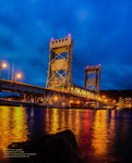 Michigan Landscape Photography Portage Lake Lift Bridge Photo
