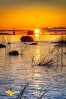 Sunrise On The Straits Of Mackinac Michigan Landscape Photography Home Or Office Decor