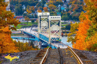 Autumn Colors Portage Lake Lift Bridge Houghton Hancock Keweenaw Peninsula Photos