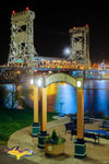 Michigan Photography Portage Lake Lift Bridge at Bridgeview Park Houghton
