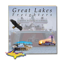 Great Lakes Freighters Drink Coasters & Trivets Edwin H Gott Photo Tiles Perfect gifts for boat nerds