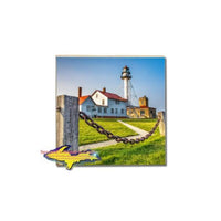 Michigan photos tile coasters Whitefish Point Lighthouse best buy