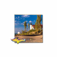 Find Your Michigan Place Point Betsie Lighthouse Coaster Photo Tiles