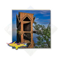Drink Coasters  Marquette Lower Harbor Ore Dock Michigan's Upper Peninsula Gifts & Collectibles