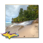 Michigan Made Drink Coasters Chapel Beach Pictured Rocks Gifts, & Collectibles