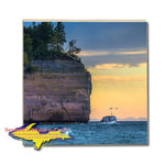 Made in Michigan Drink Coasters Best Pictured Rocks Gifts, & Collectibles