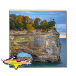 Drink Coasters Pictured Rocks Grand Portal Michigan Made Photos, Gifts, & Collectibles