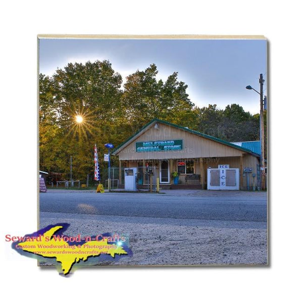 Drink Coasters Pictured Rocks Melstrand General Store Michigan Made Gifts & Collectibles