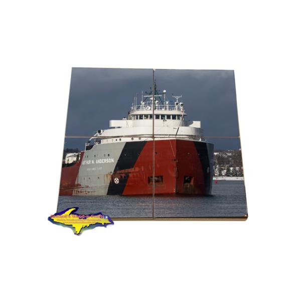 Arthur Anderson Coaster Puzzle Great Lakes Fleet Gifts & Collectibles For Boat Fans