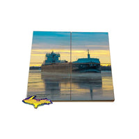 American Mariner Freighter Coaster Puzzle American Steamship Company Gifts & Collectibles