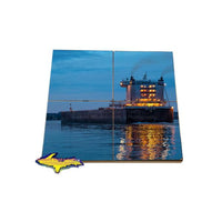 Burns Harbor Coaster Puzzle American Steamship Company Gifts & Collectibles
